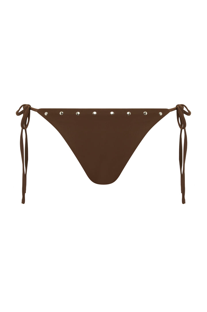 Yüksek Bel Bella Bikini Takımı | Çikolata Renk Seçeneği