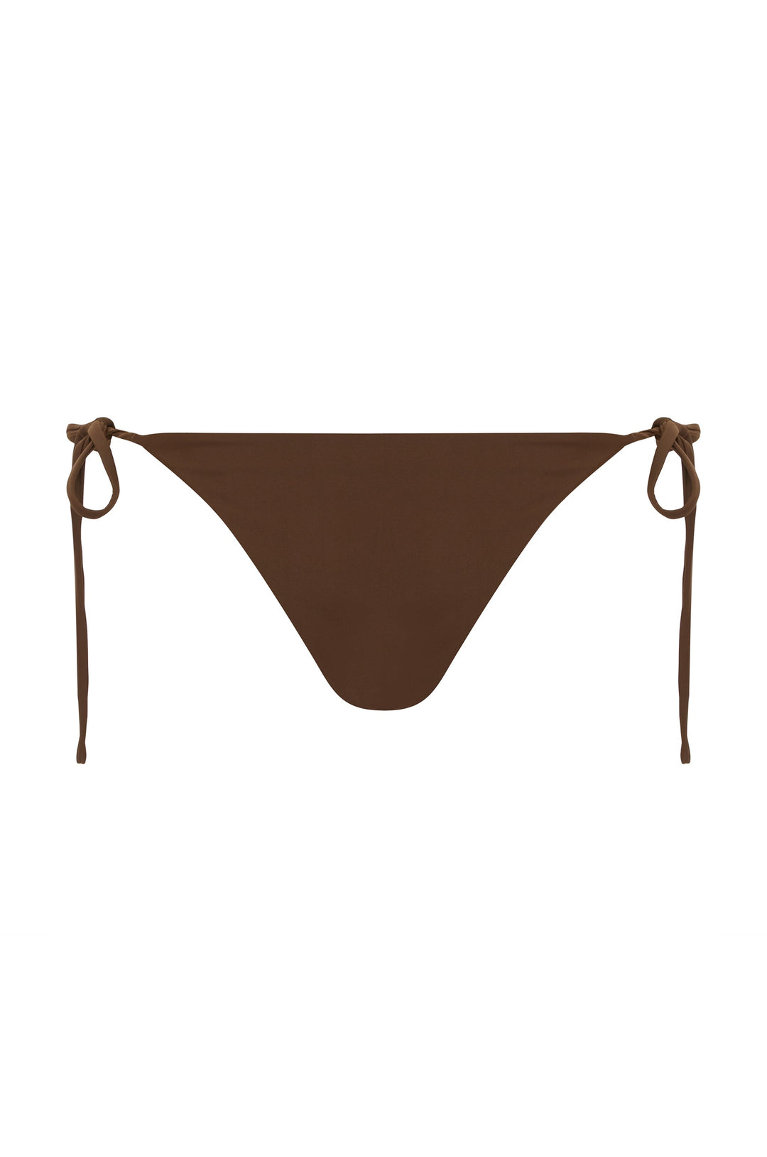 Yüksek Bel Çikolata Renkli Billie Bikini Takımı