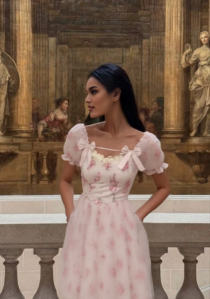 Adrienne Yüksek Bel Modern Mini Elbise
