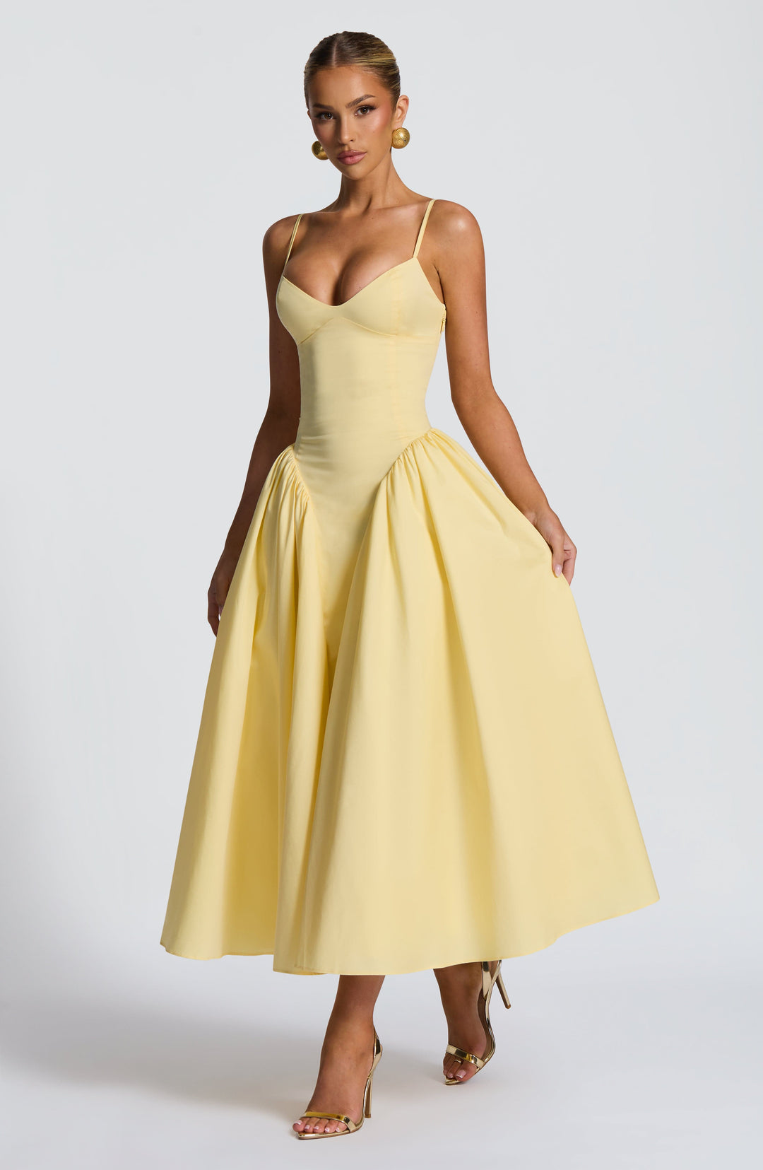 Emerson Limon Midi Elbise