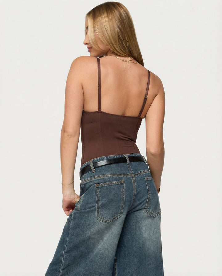Yüksek Bel Lüks Bodysuit