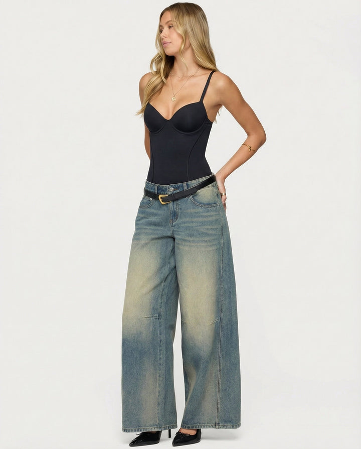 Yüksek Bel Lüks Bodysuit
