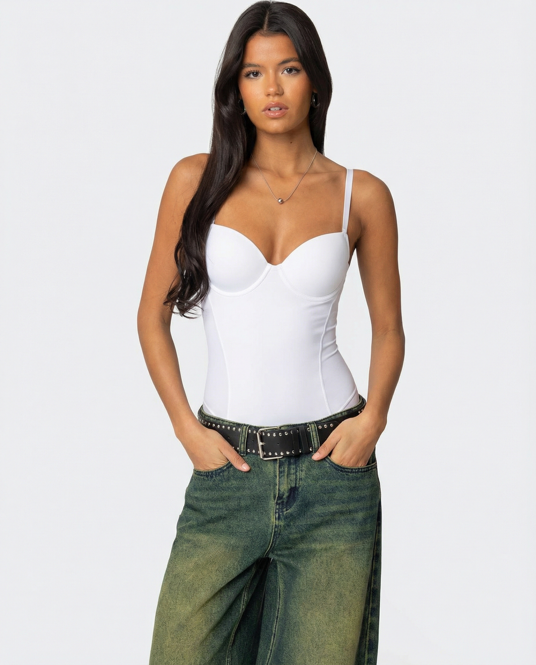 Yüksek Bel Lüks Bodysuit