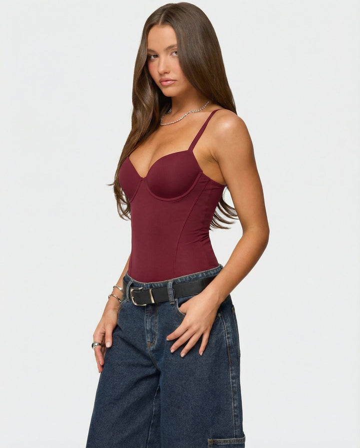 Yüksek Bel Lüks Bodysuit