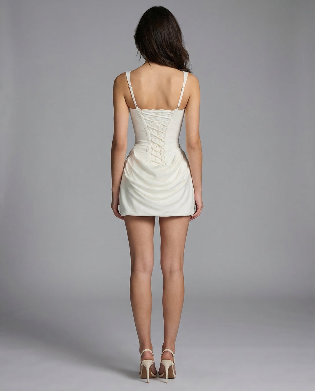 Modern Kum Saati Mini Elbise