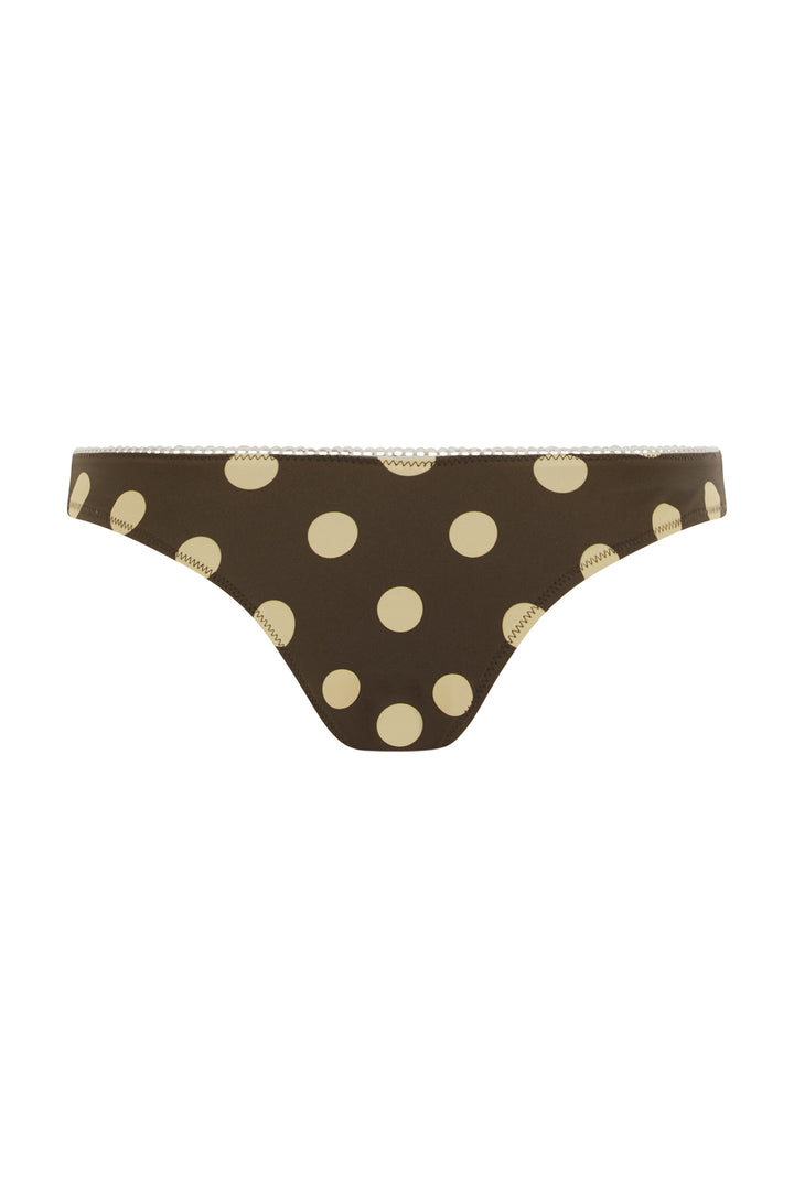 Layla Büyük Nokta Yüksek Bel Bikini Takımı