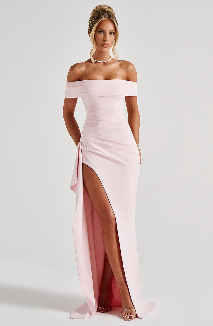 Joyce Pembe Maxi Elbise