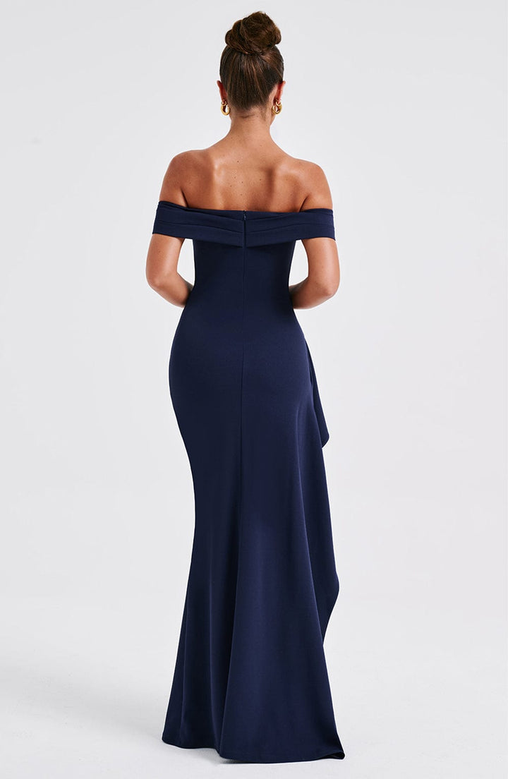 Lacivert Joyce Maxi Elbise