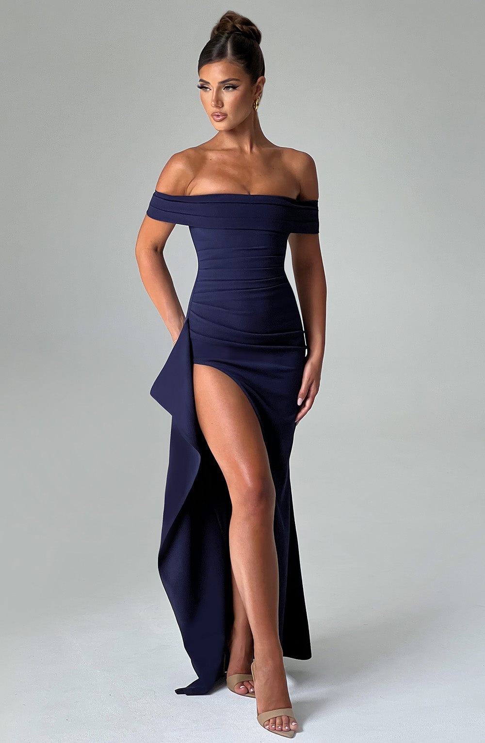 Lacivert Joyce Maxi Elbise