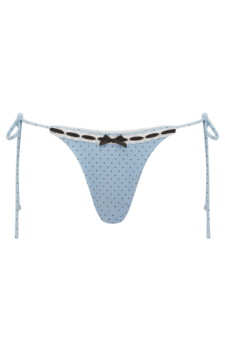 Yüksek Bel Juni Bikini Takımı | Pudra Mavi Renk Seçeneği