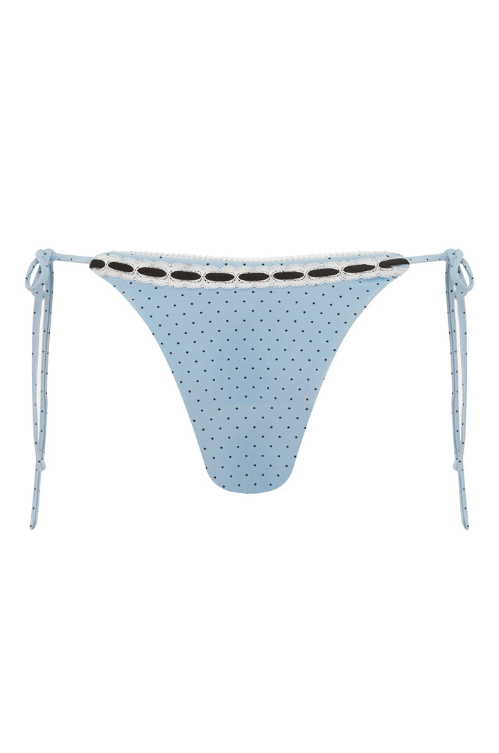 Yüksek Bel Juni Bikini Takımı | Pudra Mavi Renk Seçeneği