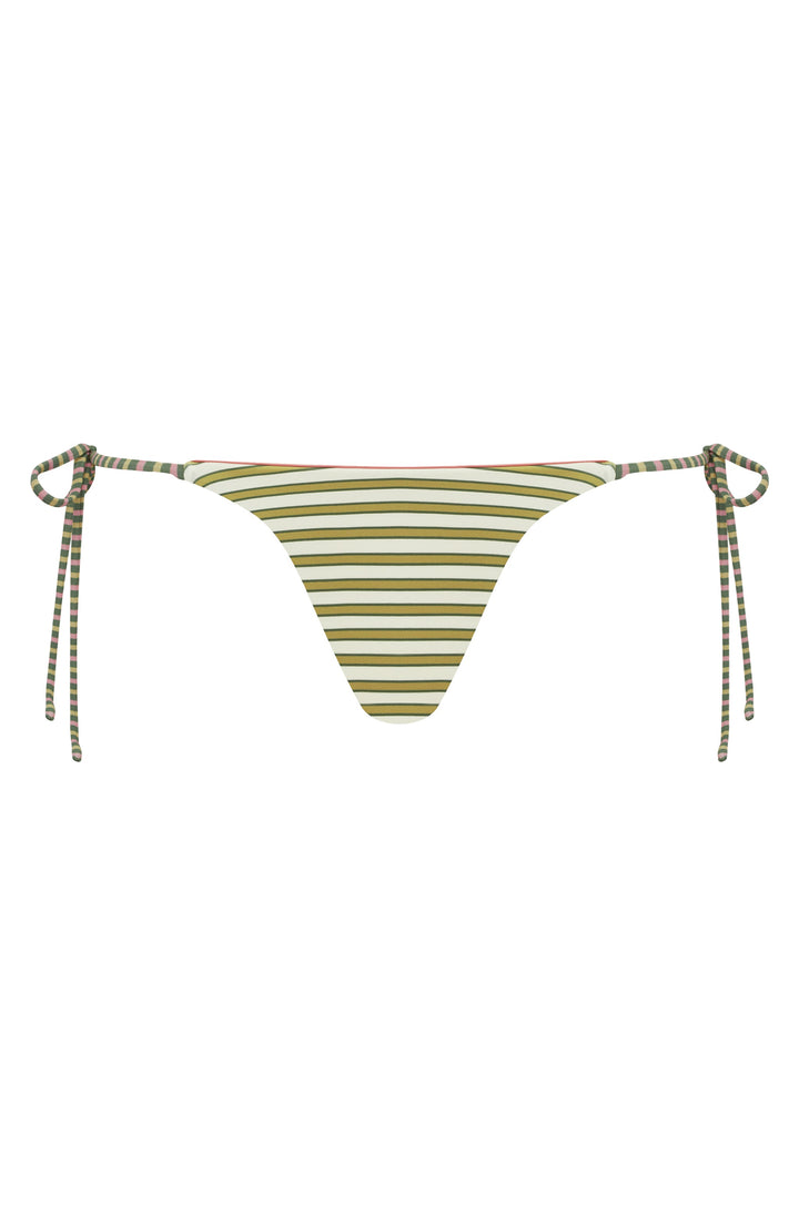 Yüksek Bel Juni Bikini Takımı | Toffee Çizgili Tasarım
