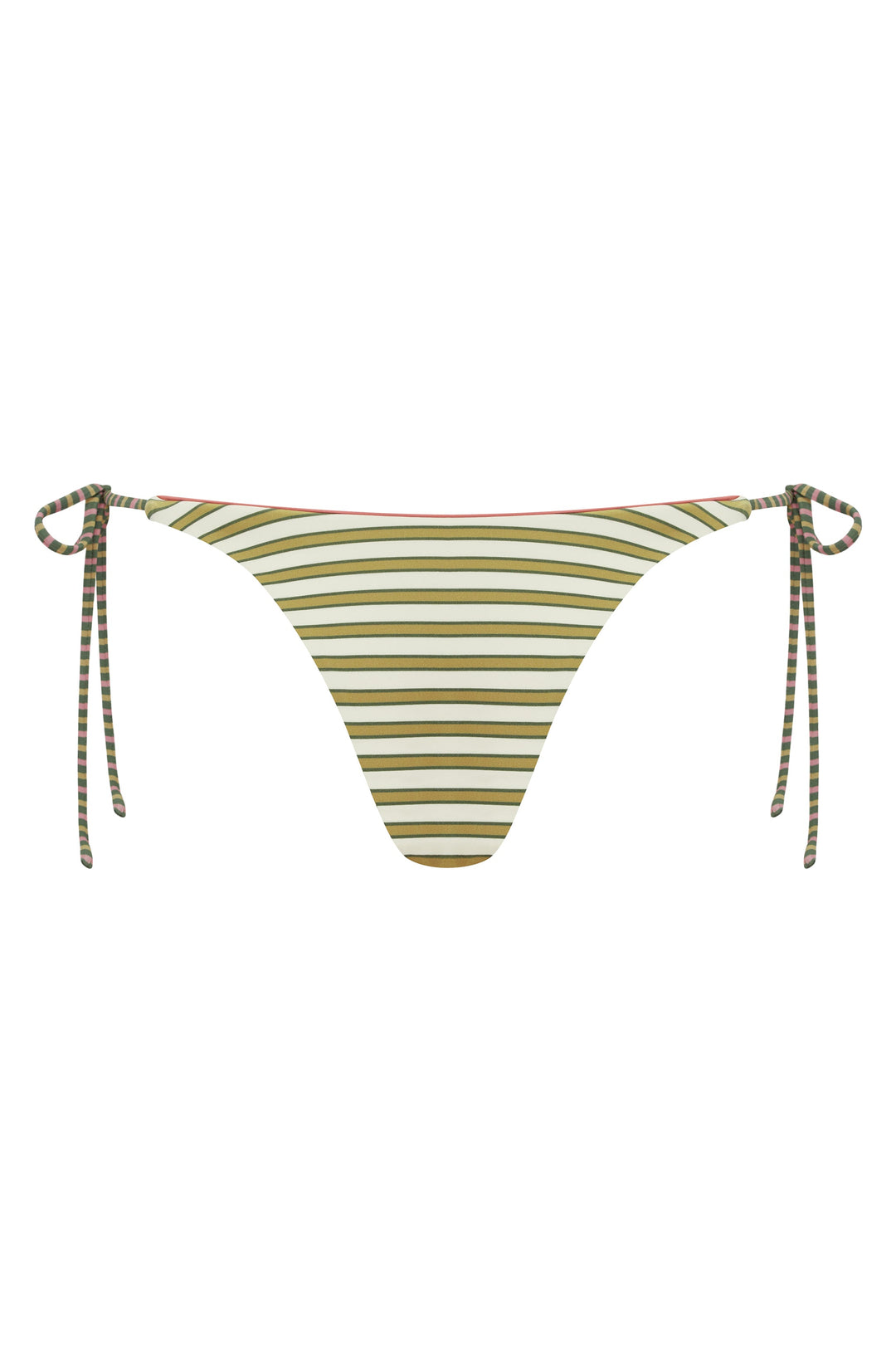 Yüksek Bel Juni Bikini Takımı | Toffee Çizgili Tasarım