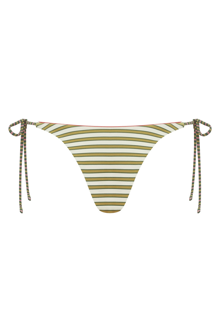 Yüksek Bel Juni Bikini Takımı | Toffee Çizgili Tasarım