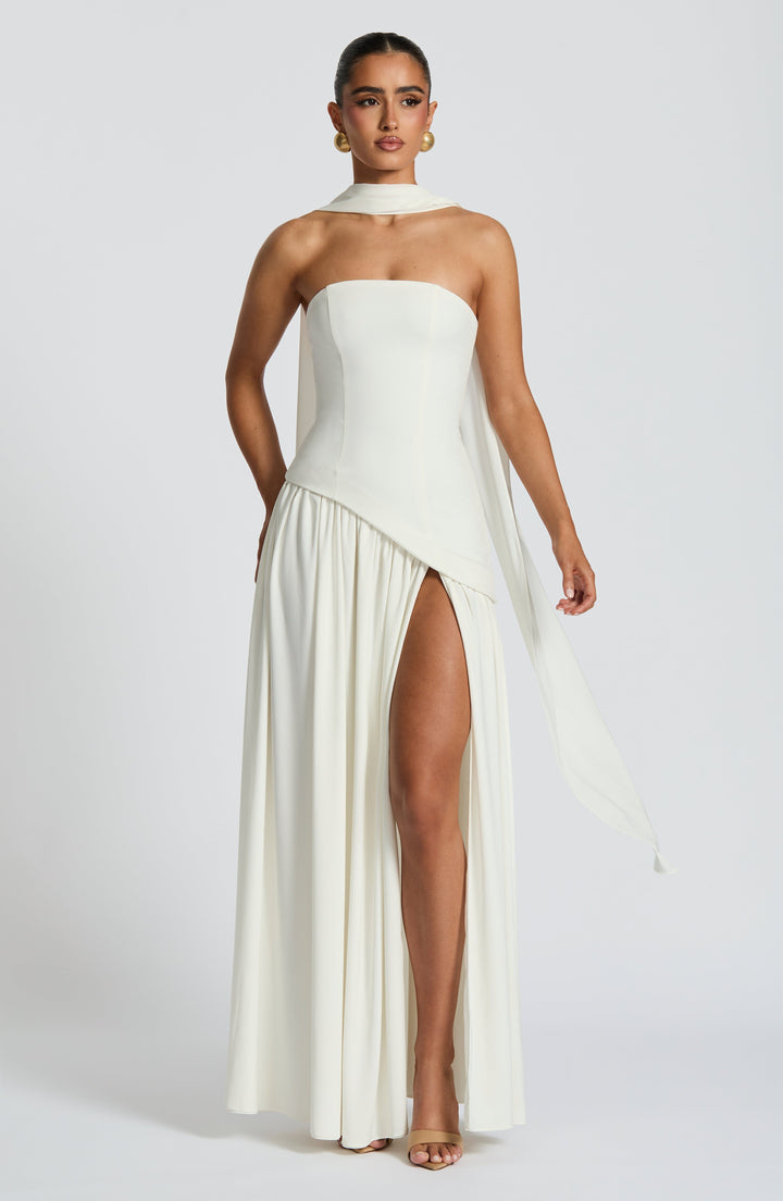 İvory Maliyah Maxi Elbise