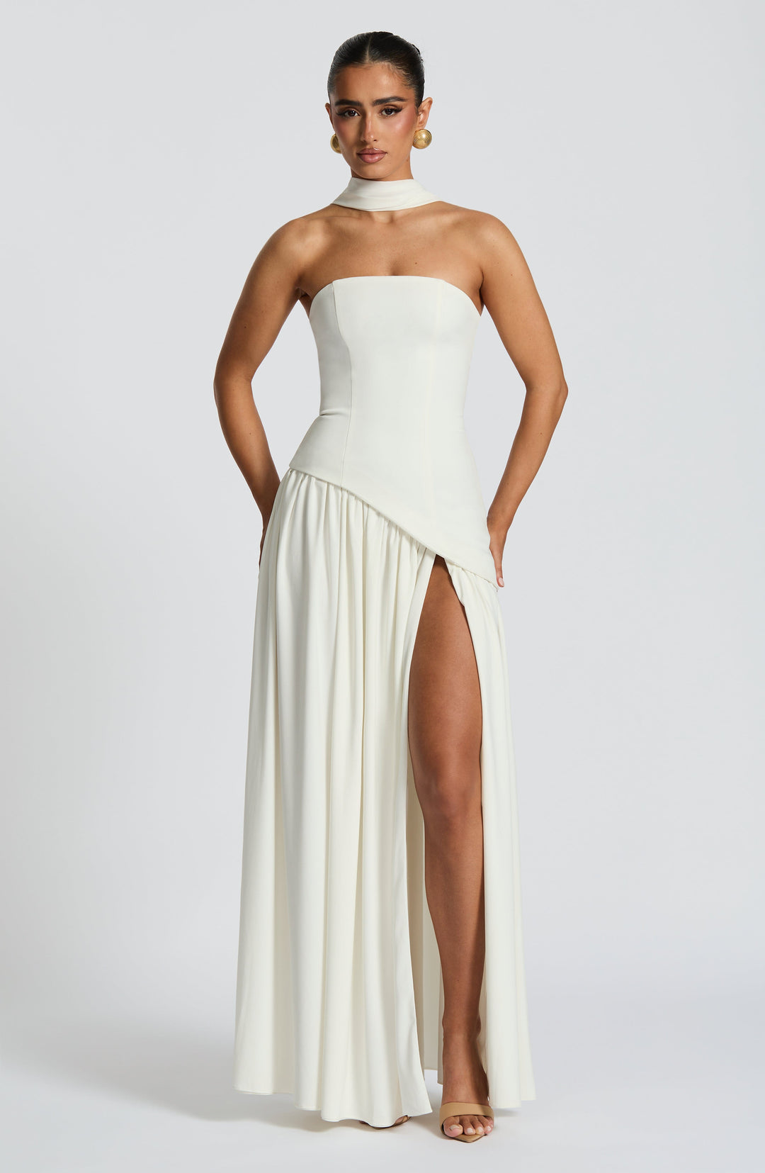 İvory Maliyah Maxi Elbise