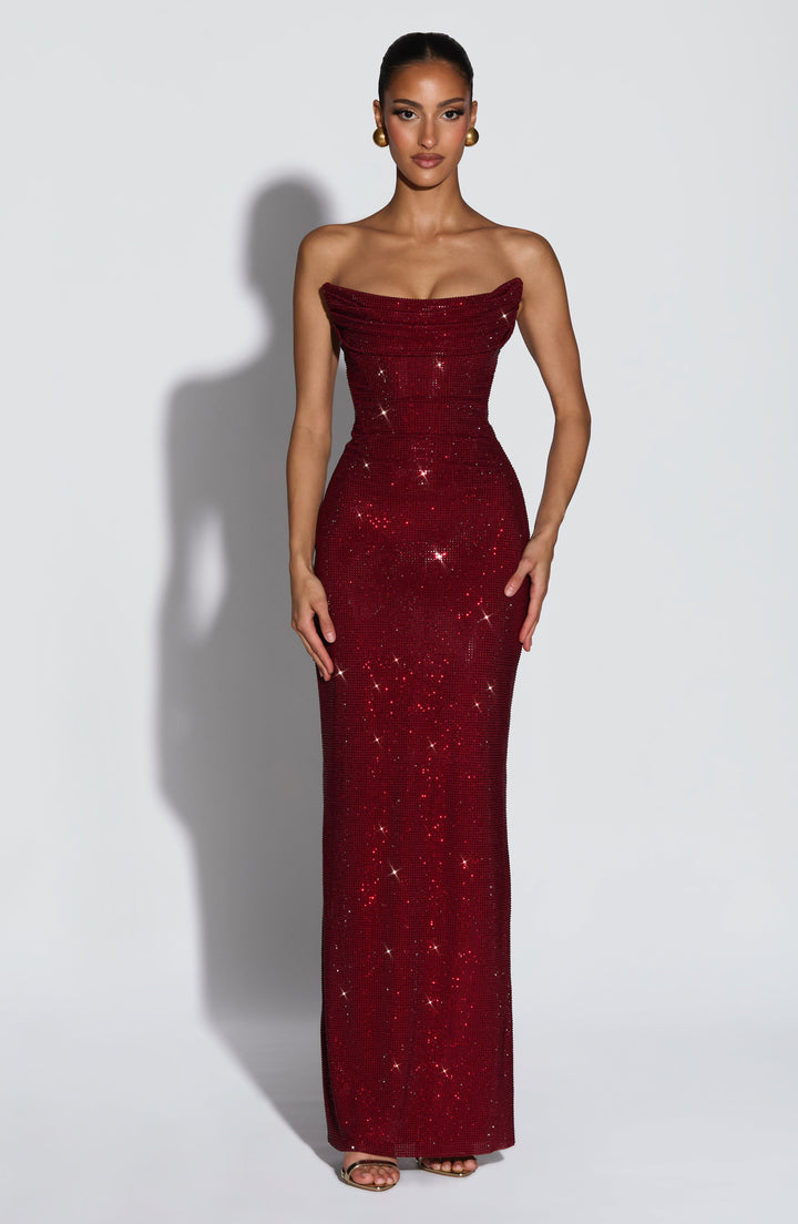 Mirabella Bordo Maxi Elbise