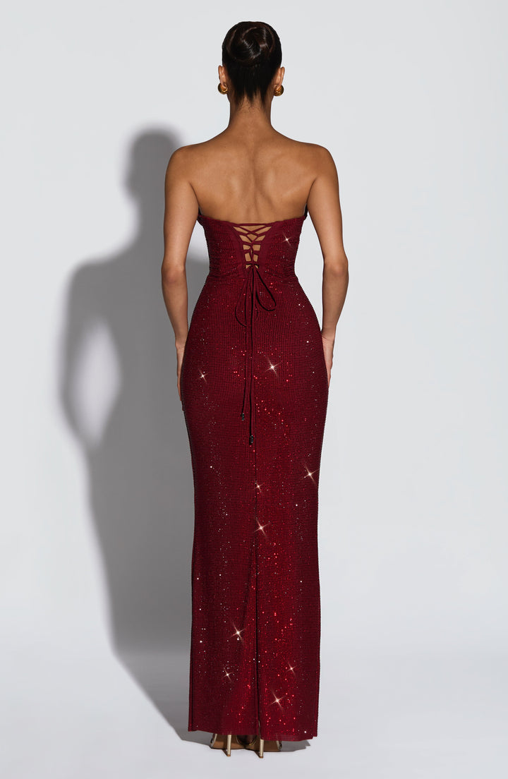 Mirabella Bordo Maxi Elbise