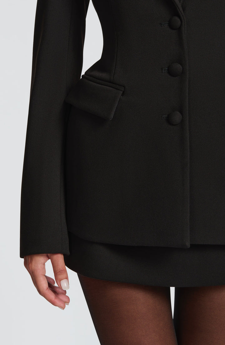 Rowena Siyah Blazer Ceket