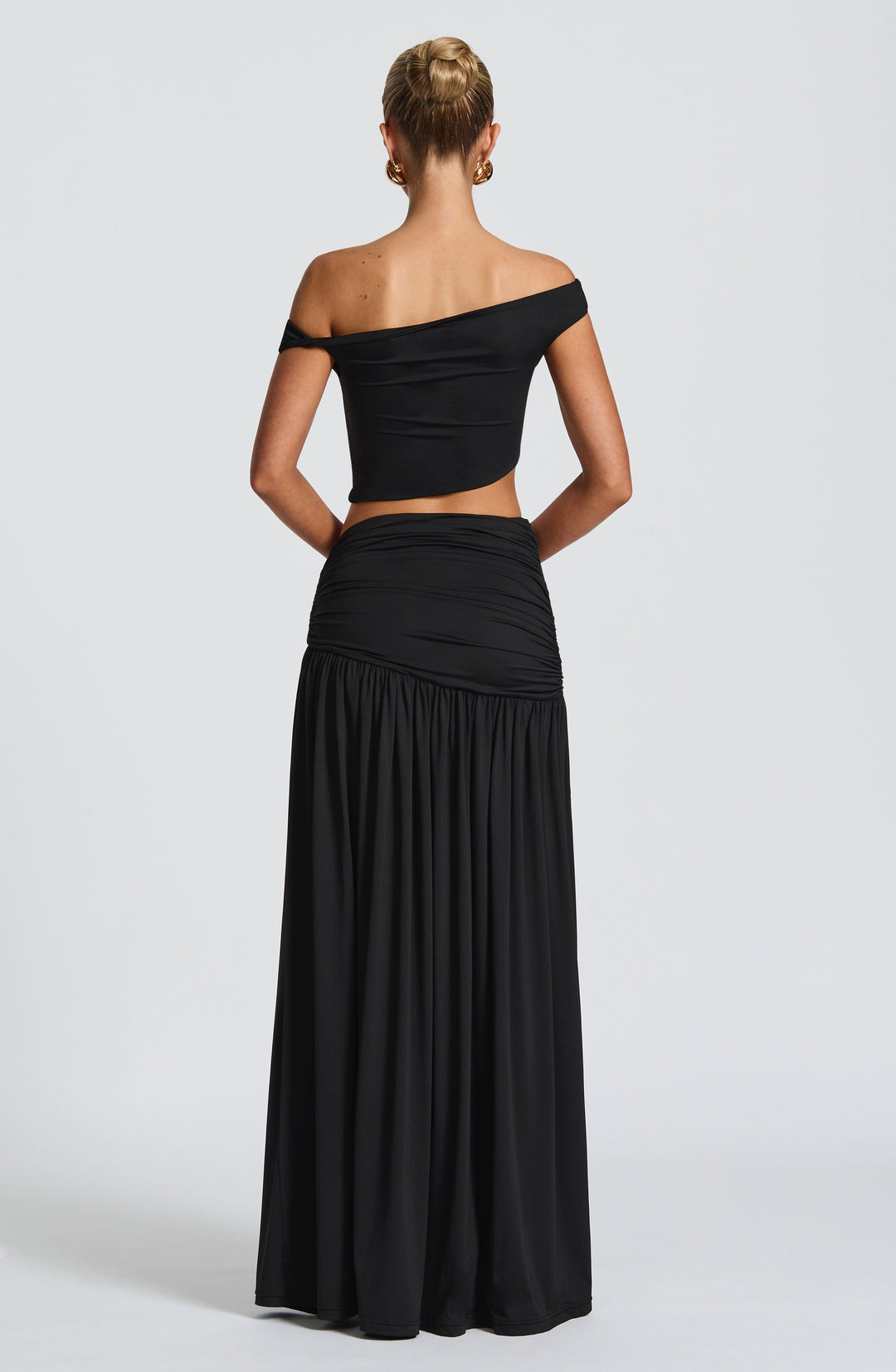 Siyah Saira Maxi Etek