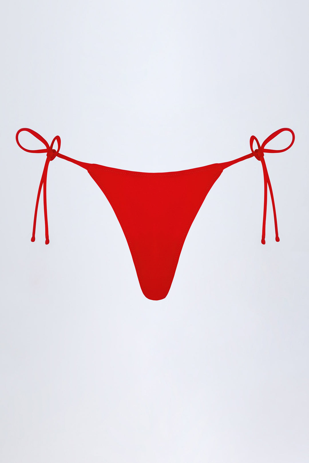 Yüksek Bel Cüretkar Bikini takımı - Ateş Kırmızısı