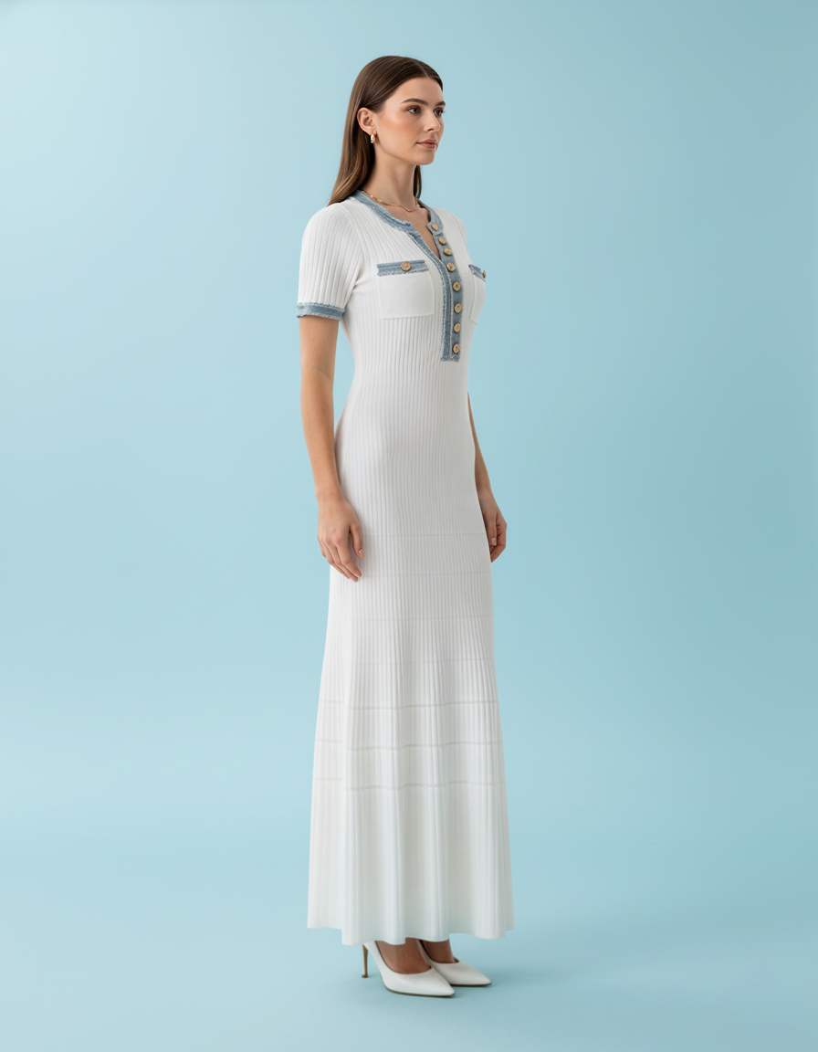 Viyana Modern Maxi Elbise